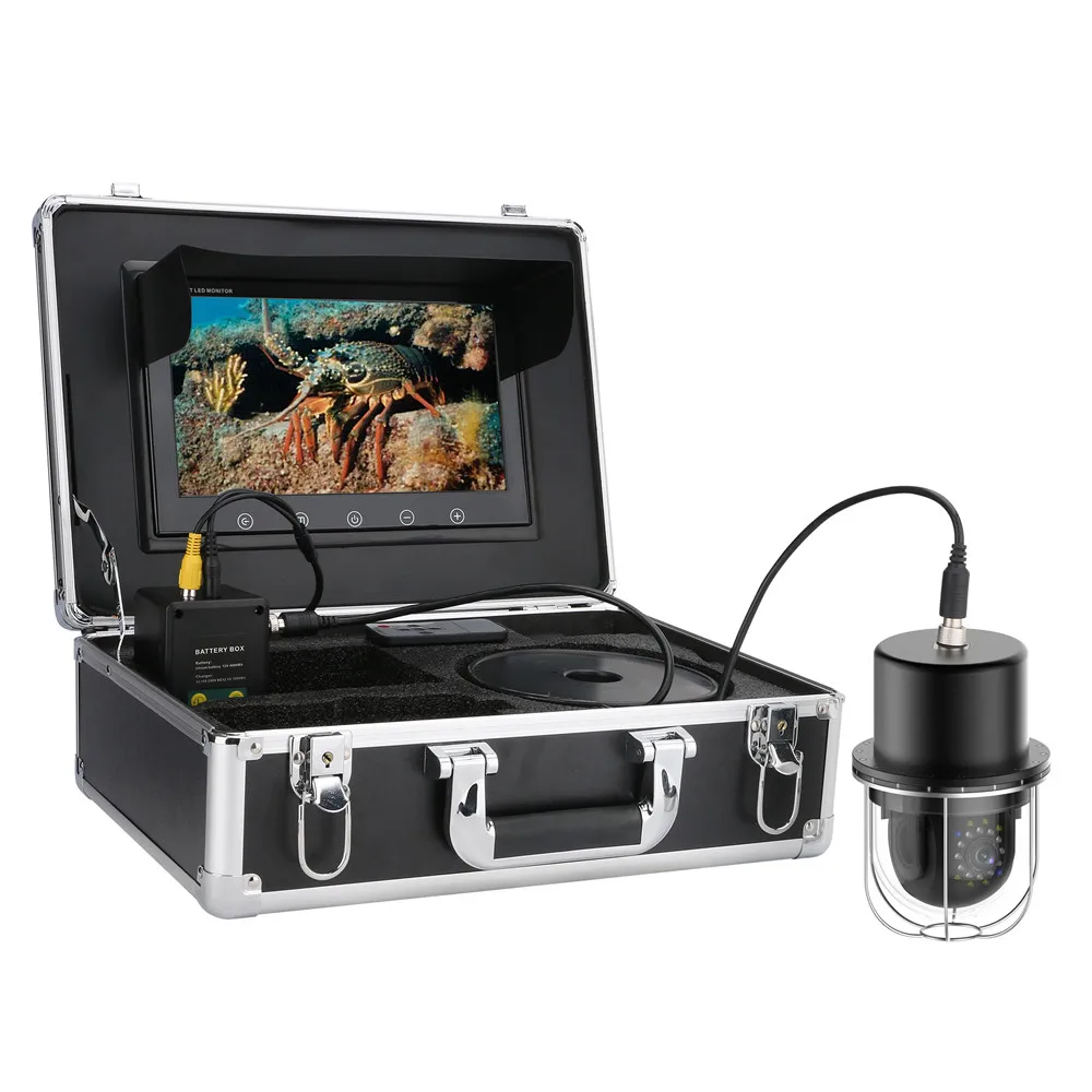 9 Inch 20m-100m 360 Degree Rotating Dome Panoramic Underwater Fishing Video Camera with 20 LEDs for Ice Sea Lake Boat Fishing
9 Inch 20m-100m 360 Degree Rotating Dome Panoramic Underwater Fishing Video Camera with 20 LEDs for Ice Sea Lake Boat Fishing
