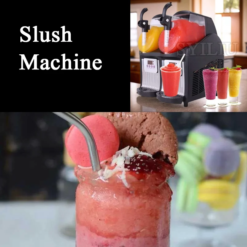2L*2 Slush Machine 110v 60hz Maker 300w Snow Melting Machine Commercial Smoothies Granita Machine Ice Slusher
2L*2 Slush Machine 110v 60hz Maker 300w Snow Melting Machine Commercial Smoothies Granita Machine Ice Slusher