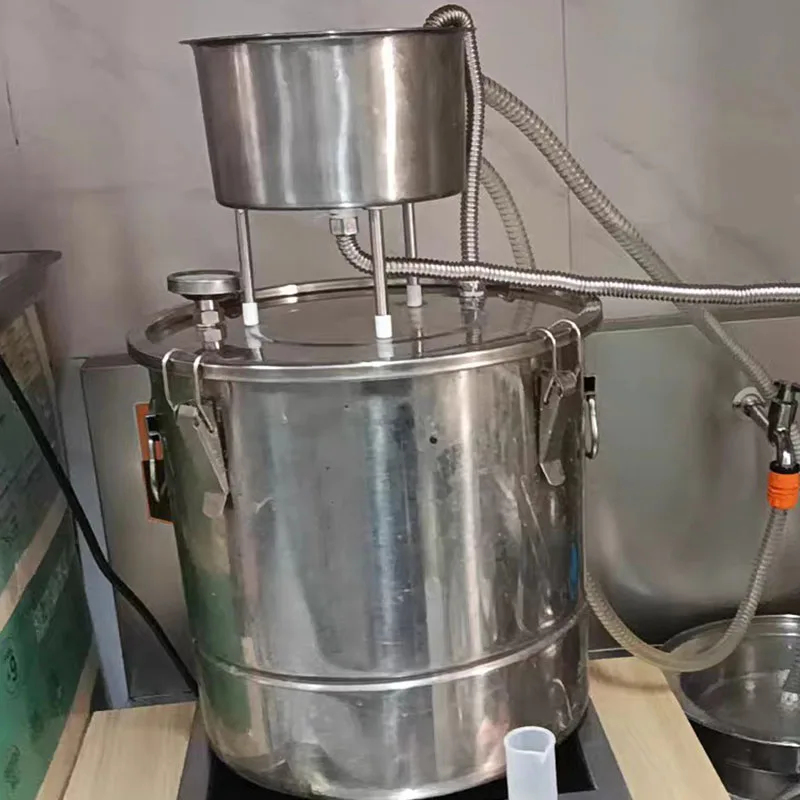 Small Stainless Steel Distillation Tower Brewing Machine Alcohol Distiller Wine Brandy Brewing Kit Essential Oil
Small Stainless Steel Distillation Tower Brewing Machine Alcohol Distiller Wine Brandy Brewing Kit Essential Oil