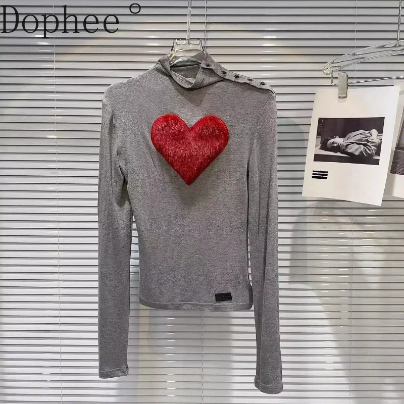 2025 Новая весенняя модная женская футболка с длинным рукавом Spice Girls Plush Lover Пуловер с высоким воротником Топ Серый для похудения Базовые женские футболки
2025 Новая весенняя модная женская футболка с длинным рукавом Spice Girls Plush Lover Пуловер с высоким воротником Топ Серый для похудения Базовые женские футболки