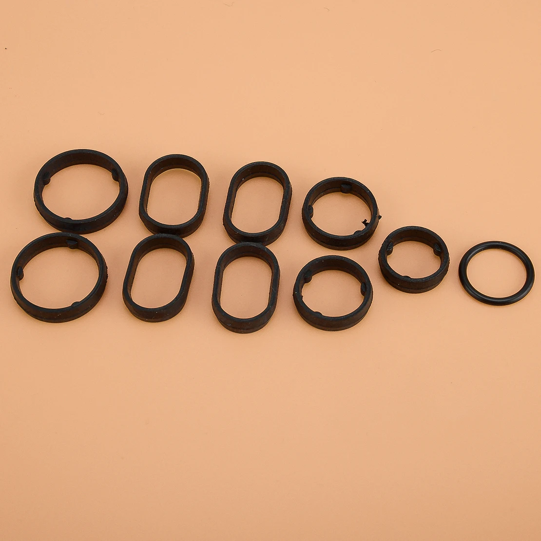 Oil Cooler Adapter O Ring Seal Kit Black Rubber 68191356AA Fit for Chrysler Jeep Dodge Avenger Challenger Ram 1500 Promaster
Oil Cooler Adapter O Ring Seal Kit Black Rubber 68191356AA Fit for Chrysler Jeep Dodge Avenger Challenger Ram 1500 Promaster