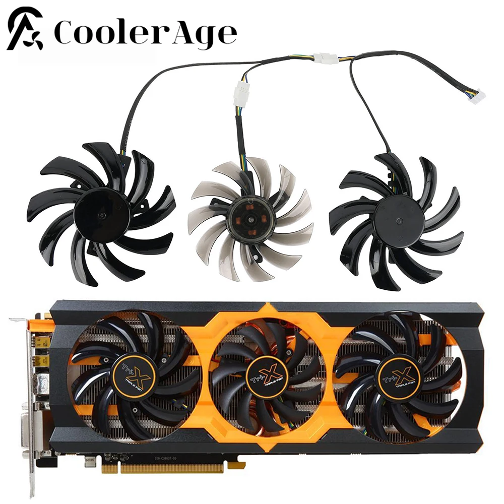 3Pcs/Lot New 75MM 85MM FD7010H12S Cooling Fan Replacement For Sapphire Radeon Toxic R9 270X 280X Graphics Video Card Cooer Fans
3Pcs/Lot New 75MM 85MM FD7010H12S Cooling Fan Replacement For Sapphire Radeon Toxic R9 270X 280X Graphics Video Card Cooer Fans