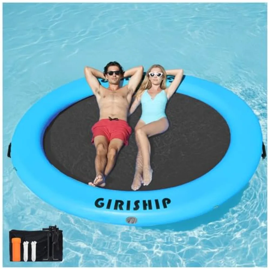 6/8/10FT Inflatable Water Hammock Round Floating Ring Inflatable Floating Dock for Lakes and Pools Pool Hammock Lake Floats for
6/8/10FT Inflatable Water Hammock Round Floating Ring Inflatable Floating Dock for Lakes and Pools Pool Hammock Lake Floats for