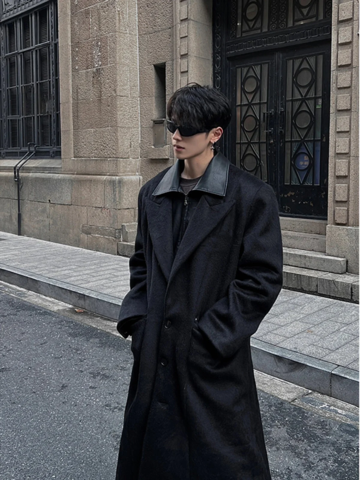 Men's Mid-Length Woolen Coat oulder Padded Winter Jaet CleanFit Cthulhu Sle Korean High-End Feel Casual Outerwear
Men's Mid-Length Woolen Coat oulder Padded Winter Jaet CleanFit Cthulhu Sle Korean High-End Feel Casual Outerwear