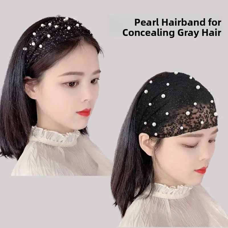 Wide Thin Lace Hairband Women's Hair Hoop Headband Hair Accessory New Style Headscarf Gray Hair Covering Beauty Tool
Wide Thin Lace Hairband Women's Hair Hoop Headband Hair Accessory New Style Headscarf Gray Hair Covering Beauty Tool