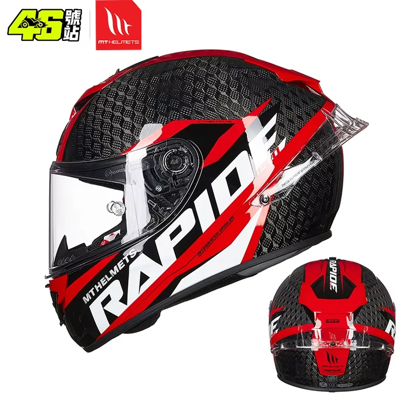 MTHELMETS Motorcycle Helmet MT RAPIDE PRO CARBON Full Face Helmets Men Women Track Motorbike Racing Helmets ECE Cascos Para Moto
MTHELMETS Motorcycle Helmet MT RAPIDE PRO CARBON Full Face Helmets Men Women Track Motorbike Racing Helmets ECE Cascos Para Moto