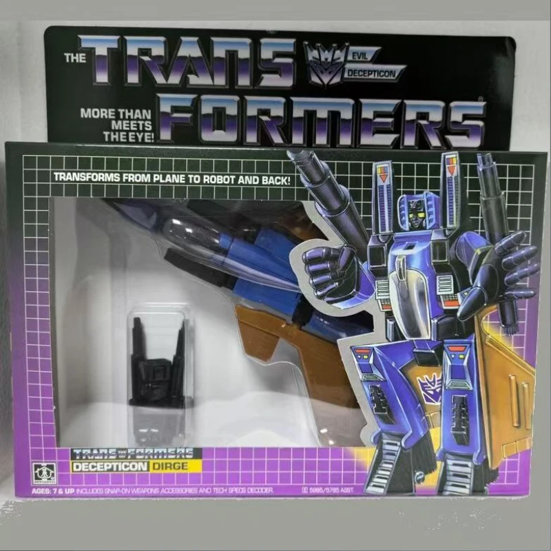 tage Transformer G1 Dirge Action Figure Decepticon Seeker Jet Collectible Model Toy Rare Full Complete Set for Adult Collectors
tage Transformer G1 Dirge Action Figure Decepticon Seeker Jet Collectible Model Toy Rare Full Complete Set for Adult Collectors