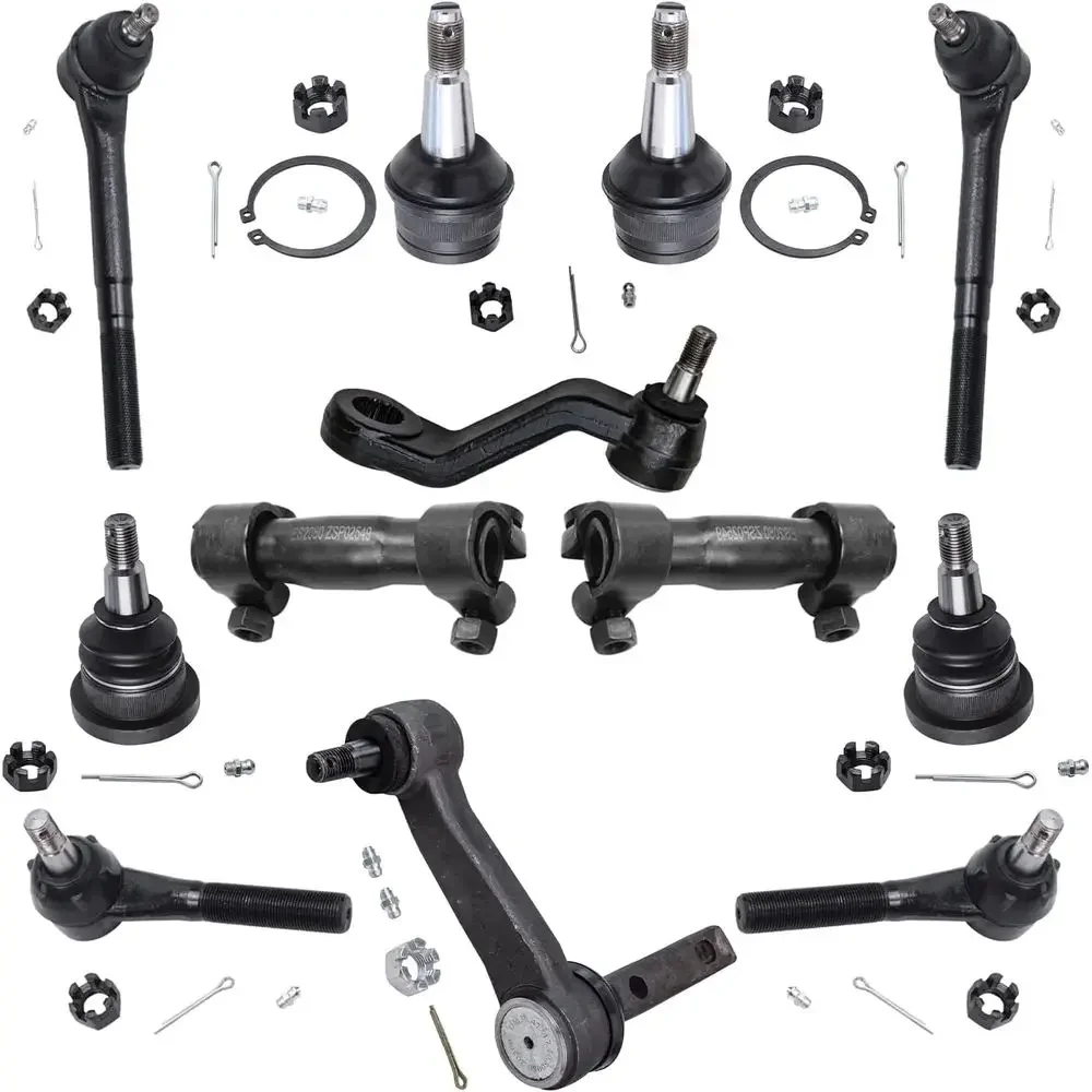 Suspension Kit for 94-96 1500 Trucks, Tie Rods, Ball Joints, Pitman Arm, Idler Arm, Adjustment Sleeves
Suspension Kit for 94-96 1500 Trucks, Tie Rods, Ball Joints, Pitman Arm, Idler Arm, Adjustment Sleeves