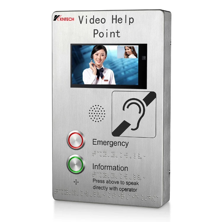 Dual Button Intercom Emergency/Info IP Call Station with HD Video Camera and TFT Screen KNZD-60IPIL
Dual Button Intercom Emergency/Info IP Call Station with HD Video Camera and TFT Screen KNZD-60IPIL