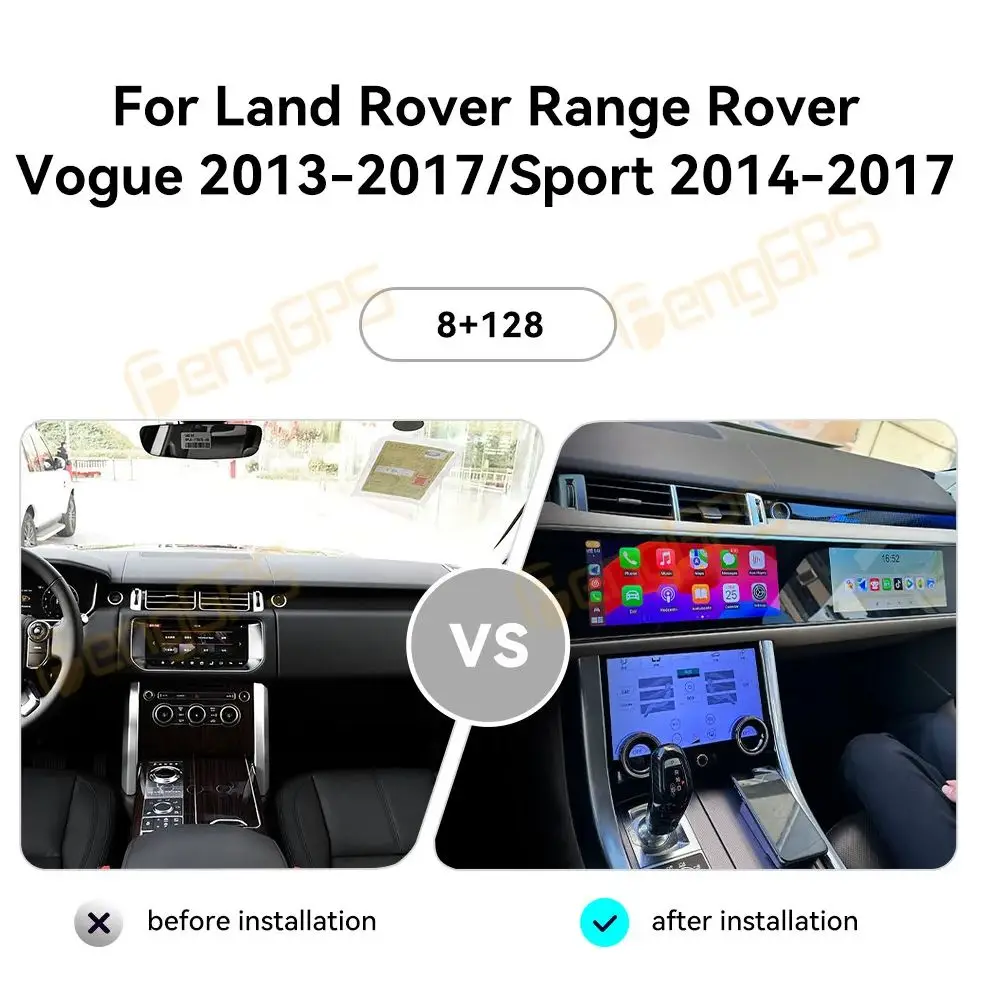 Автомобильный радиоприемник Android 13, двойной 12,3-дюймовый экран для Land Rover Range Rover Vogue 2013-2017/Sport 2014-2017, автомобильный GPS-навигатор с левым рулем
Автомобильный радиоприемник Android 13, двойной 12,3-дюймовый экран для Land Rover Range Rover Vogue 2013-2017/Sport 2014-2017, автомобильный GPS-навигатор с левым рулем