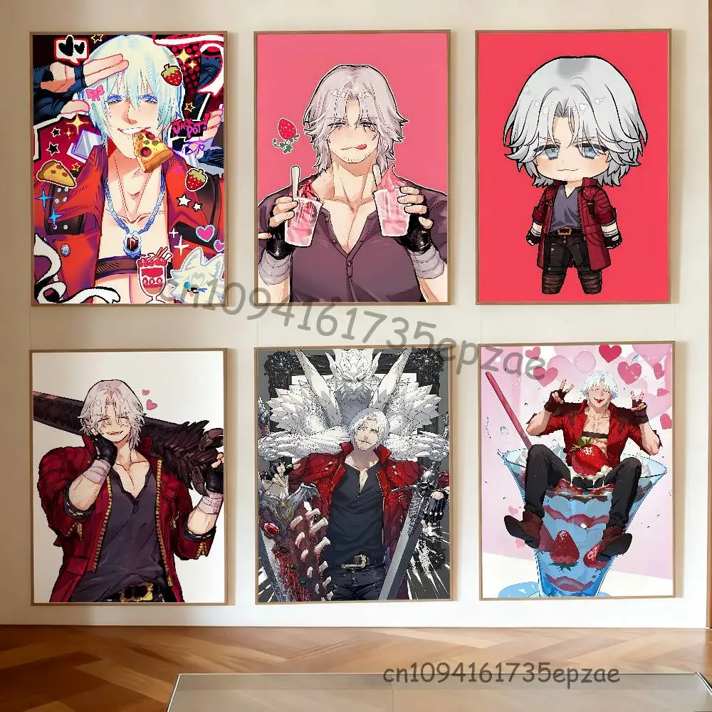 Dante D-Dmc D-Devil M-May C-Cry Anime Wall Art Canvas Painting Poster For Living Room Home Decor Decoration Picture
Dante D-Dmc D-Devil M-May C-Cry Anime Wall Art Canvas Painting Poster For Living Room Home Decor Decoration Picture