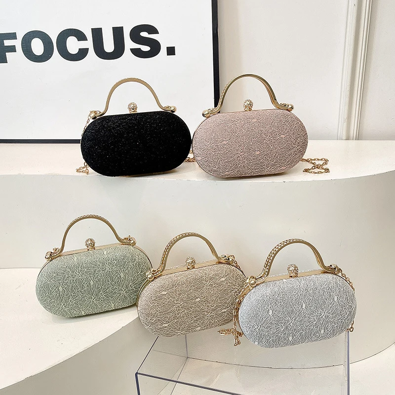 Изысканная женская вечерняя сумка с блестками, сумка с блестками, роскошный дизайн, клатч с бриллиантами и цепочкой для банкета, вечернего платья, свадьбы
Изысканная женская вечерняя сумка с блестками, сумка с блестками, роскошный дизайн, клатч с бриллиантами и цепочкой для банкета, вечернего платья, свадьбы