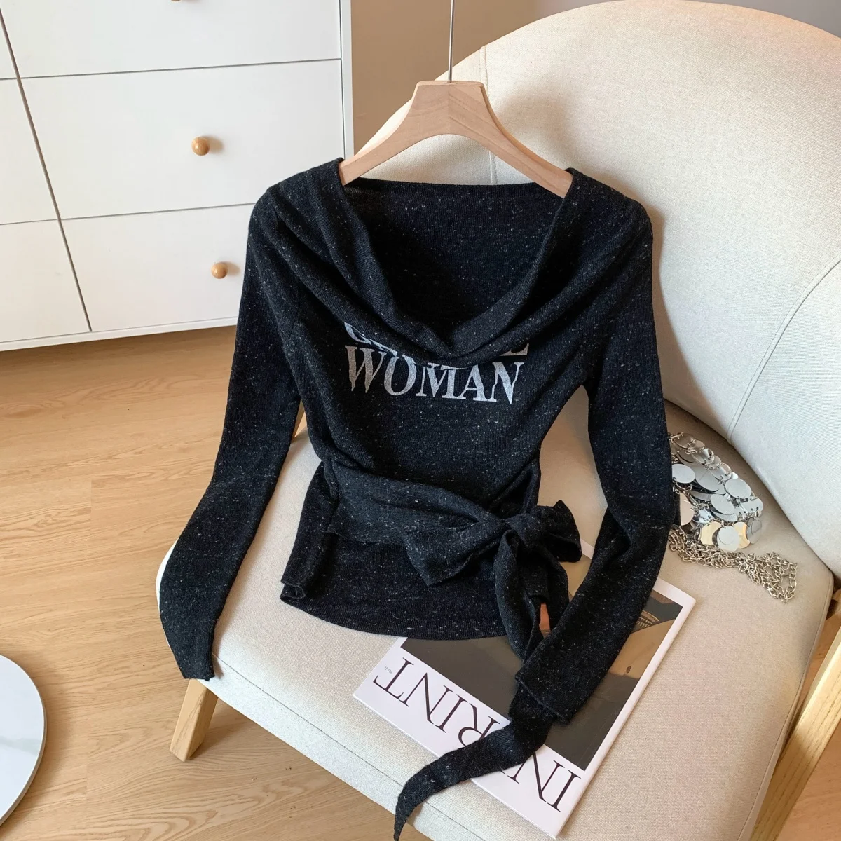 Sweaters Jumpers Pullovers Womens Women Knit Gothic Backless Design Semi-Fitted Evening Party Night Club Dancing Sexy Fashion BF
Sweaters Jumpers Pullovers Womens Women Knit Gothic Backless Design Semi-Fitted Evening Party Night Club Dancing Sexy Fashion BF