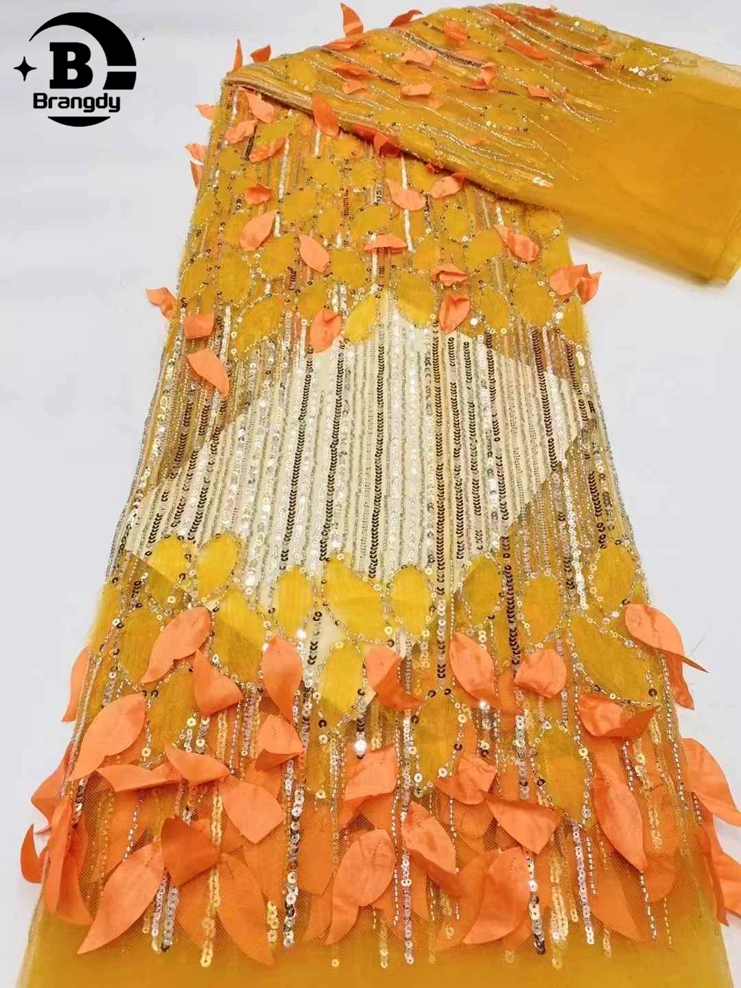 3D French Elegant Lace Fabric African Beaded Lace Fabric 2025 High Quality Dubai Tulle Lace Fabric Bridal Wedding Dress 5 Yards
3D French Elegant Lace Fabric African Beaded Lace Fabric 2025 High Quality Dubai Tulle Lace Fabric Bridal Wedding Dress 5 Yards