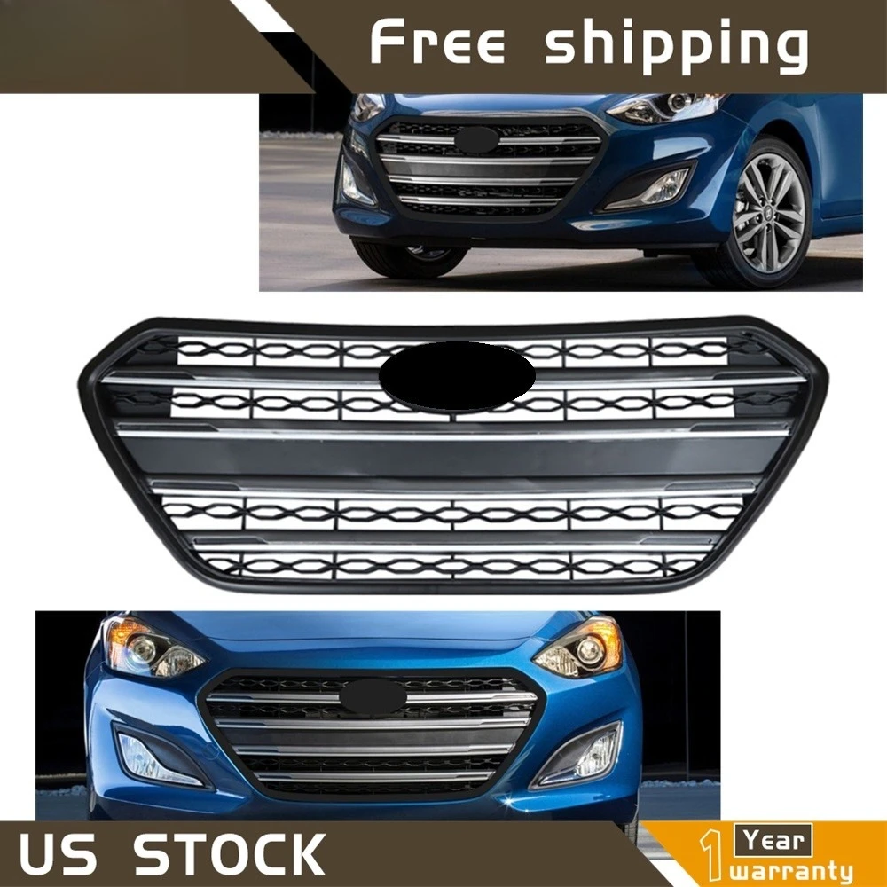 Front Bumper Grill With Grill Frame Kit For Hyundai Elantra GT 2013-2015-2017
Front Bumper Grill With Grill Frame Kit For Hyundai Elantra GT 2013-2015-2017