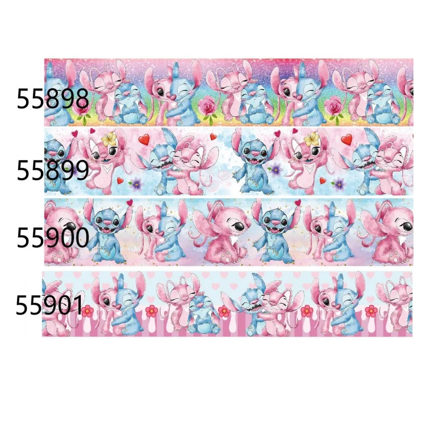 5Yards Valentine's Day Stitch Disney Ribbon Grosgrain Printed for Hairbows Gifts DIY Decoration Hairbows
5Yards Valentine's Day Stitch Disney Ribbon Grosgrain Printed for Hairbows Gifts DIY Decoration Hairbows