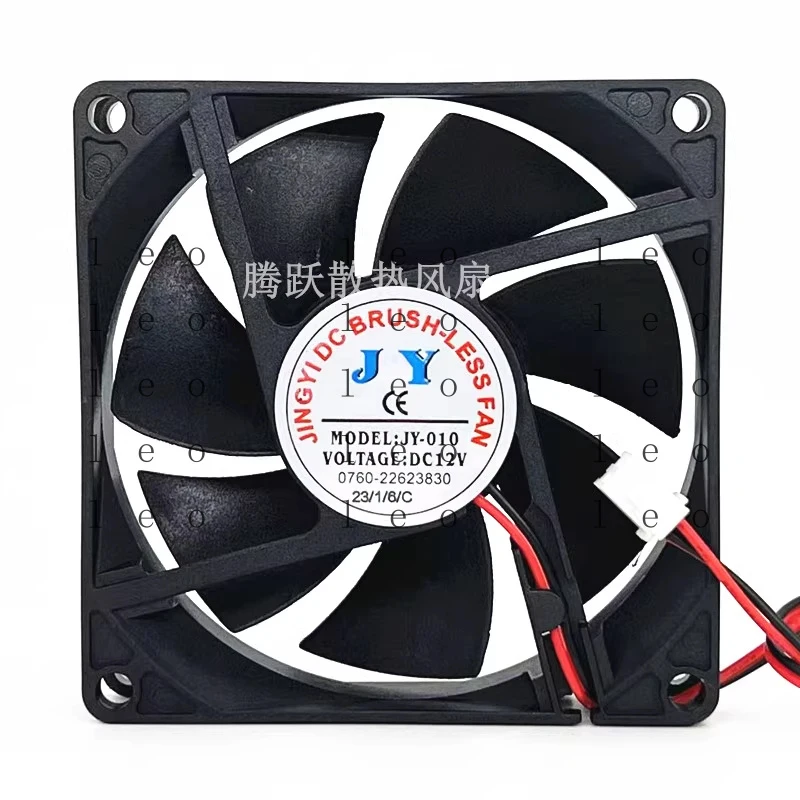 1PCS JY JY-010 DC12V 2-wire cooling fan 8020 8 cm
1PCS JY JY-010 DC12V 2-wire cooling fan 8020 8 cm
