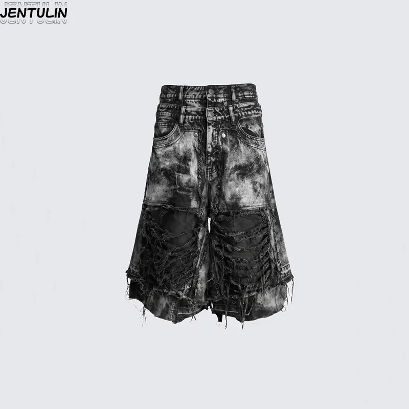 Double Layered Waist Stir Fried Snowflakes Vintage Jean Multi-Layer Cut Tassel Mesh Splicing Wide Leg Seven Inch Mid Length Pant
Double Layered Waist Stir Fried Snowflakes Vintage Jean Multi-Layer Cut Tassel Mesh Splicing Wide Leg Seven Inch Mid Length Pant