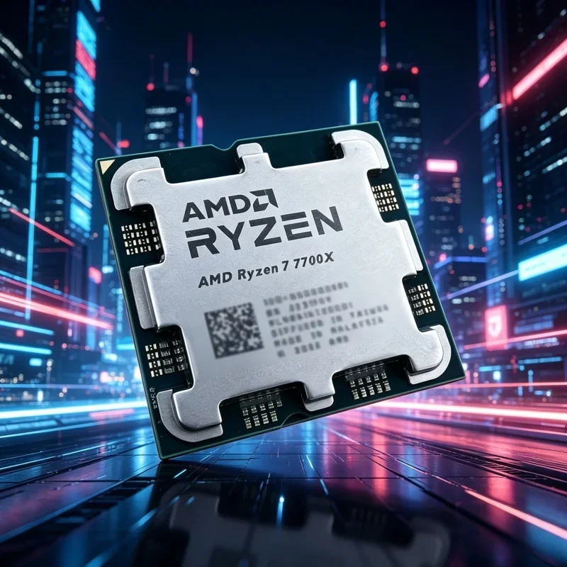 Elite AMD Gaming Desktop CPU Ryzen 7 7700X R7 7700,8-Core 16-Thread 5.3GHz,Socket AM5 Loose Piece Without Package