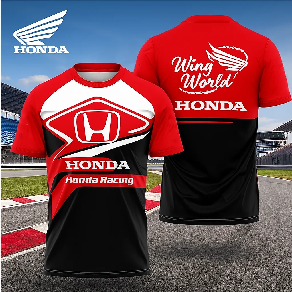 Summer New Honda Team Short Sleeved Racing Suit Men's Motorcycle Riding Suit Breathable Quick Drying Round Neck Sports T-Shirt
Summer New Honda Team Short Sleeved Racing Suit Men's Motorcycle Riding Suit Breathable Quick Drying Round Neck Sports T-Shirt