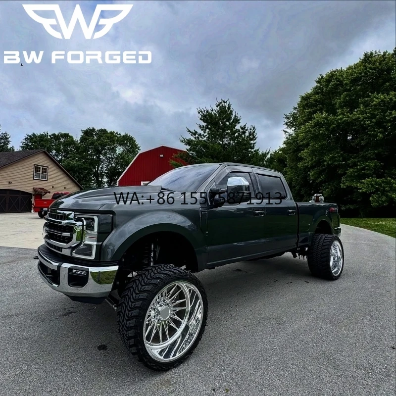 Polished Chrome Aluminum Forged Alloy Wheel for F150 F250 Silverado1500 2500 6x139.7 8x170 8x180 8x165.1 22x12 24x12 24x14
Polished Chrome Aluminum Forged Alloy Wheel for F150 F250 Silverado1500 2500 6x139.7 8x170 8x180 8x165.1 22x12 24x12 24x14