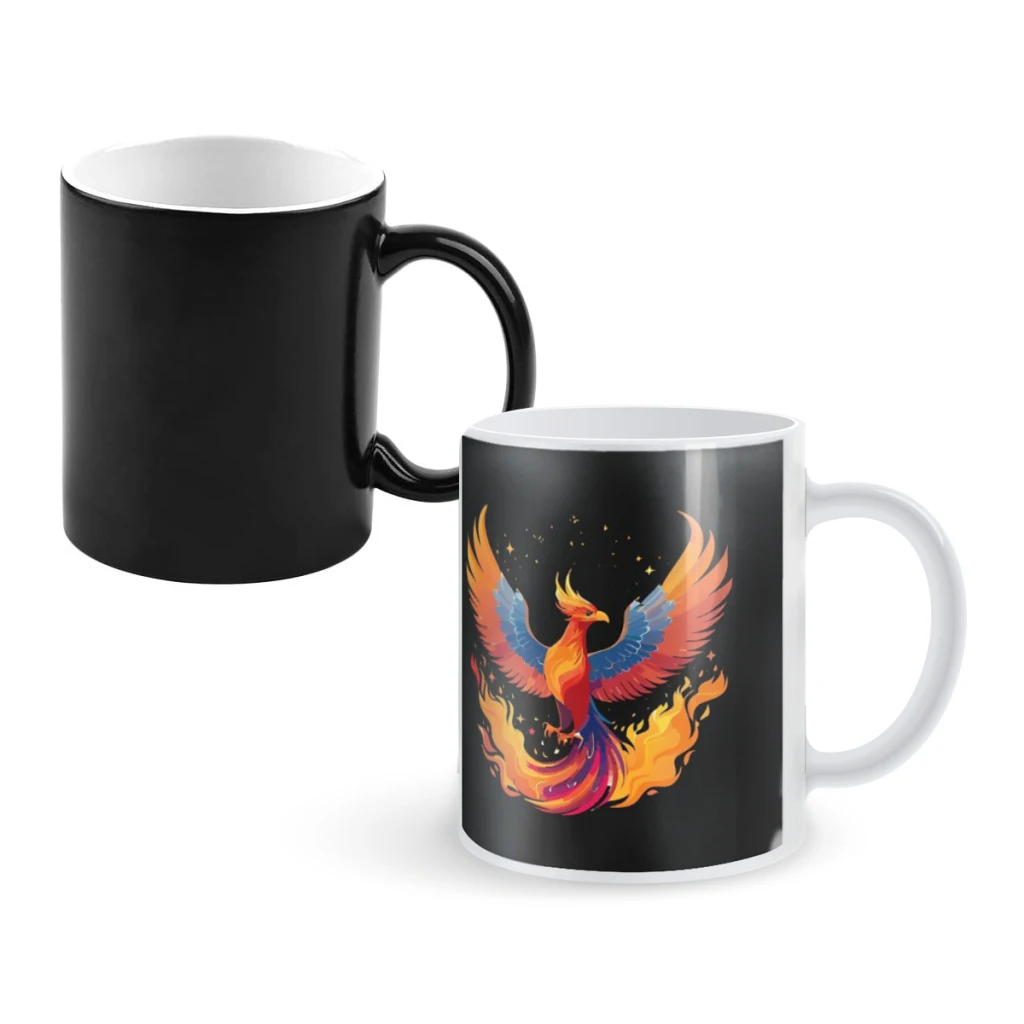 PhoenixКофейные кружки и кружка, креативная чашка для чая с изменением цвета, керамические чашки для молока, новинка, подарки
PhoenixКофейные кружки и кружка, креативная чашка для чая с изменением цвета, керамические чашки для молока, новинка, подарки