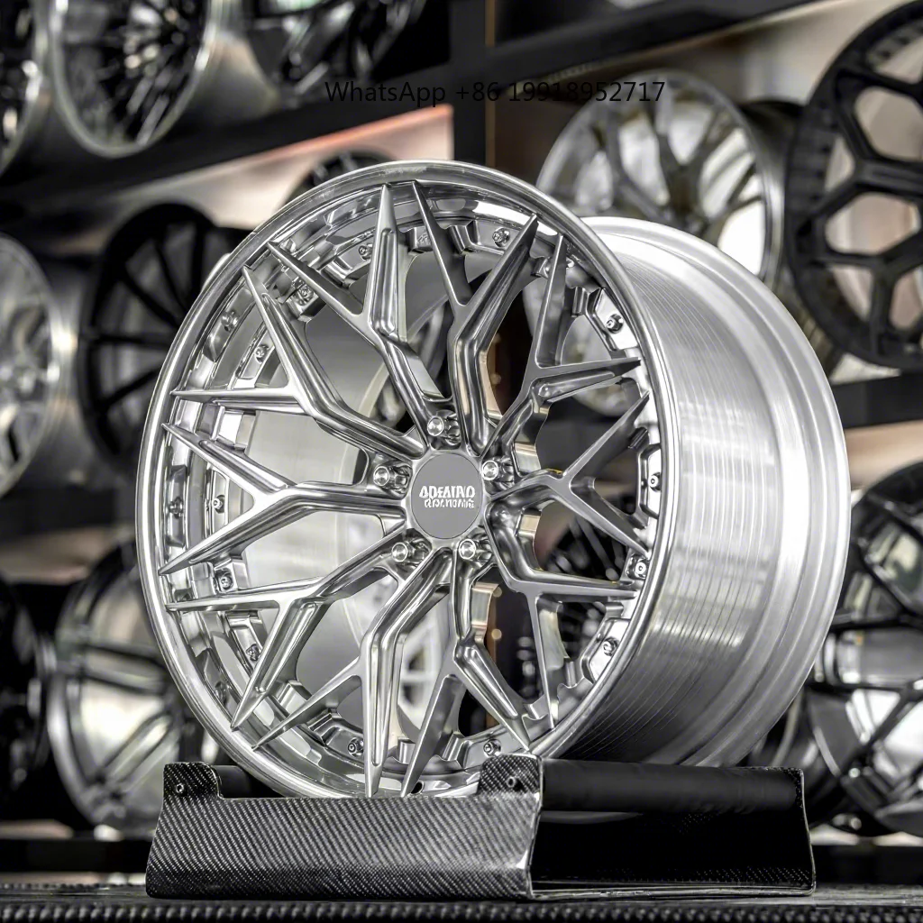 Custom New Two-Piece Forged Aluminium Alloy Wheels Polished Finish 5x112/114.3 18-23 Inch Universal Fitment for JJ1087
Custom New Two-Piece Forged Aluminium Alloy Wheels Polished Finish 5x112/114.3 18-23 Inch Universal Fitment for JJ1087