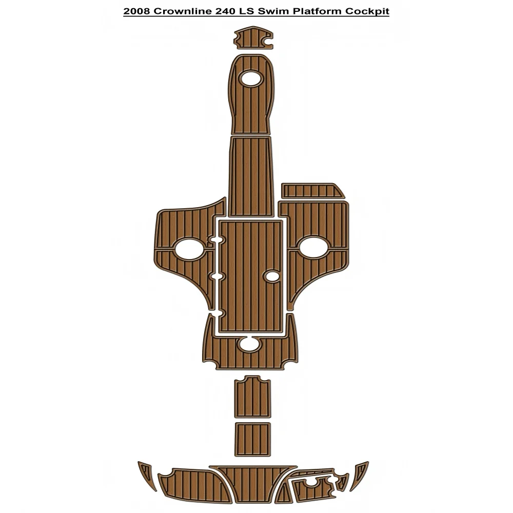 2008 Crownline 240 LS Swim Platform Cockpit Pad Boat EVA Foam Faux Teak Deck Floor Mat SeaDek MarineMat Style Self Adhesive
2008 Crownline 240 LS Swim Platform Cockpit Pad Boat EVA Foam Faux Teak Deck Floor Mat SeaDek MarineMat Style Self Adhesive