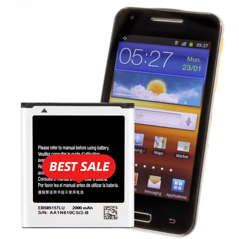 EB585157LU for Samsung Win I8550/Grand Quattro/Win Dous I8552/GT-I8550/GT-I8552/GT-I8552B/I8530 Beam Replacement Phone Battery
EB585157LU for Samsung Win I8550/Grand Quattro/Win Dous I8552/GT-I8550/GT-I8552/GT-I8552B/I8530 Beam Replacement Phone Battery