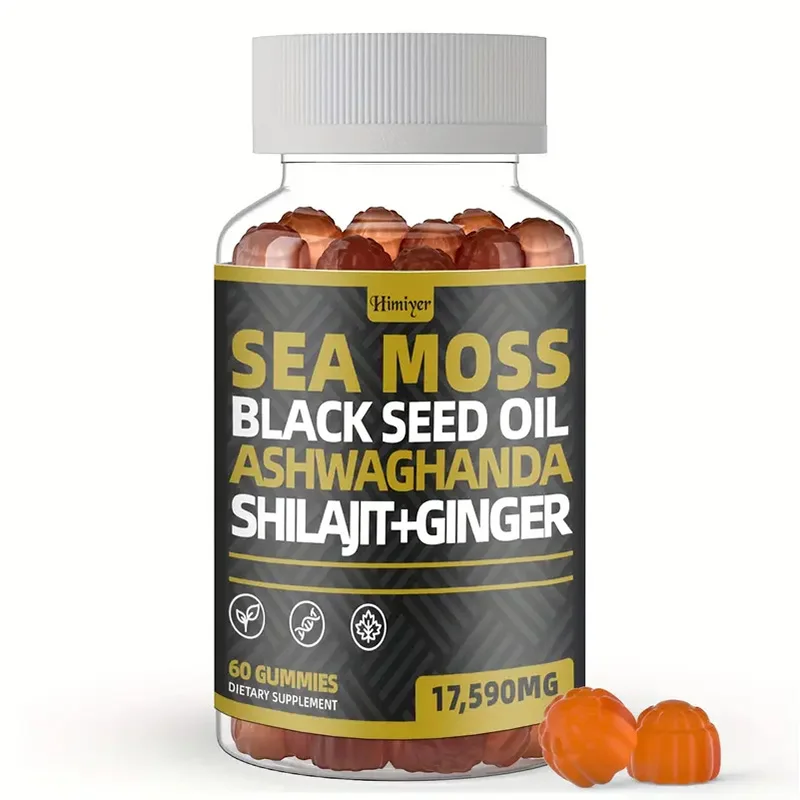 SEA MOSS GUMMIES, Black Seed Oil, Chlorophyll, Turmeric, Bladder Moss 17590 mg, 60 gummies
SEA MOSS GUMMIES, Black Seed Oil, Chlorophyll, Turmeric, Bladder Moss 17590 mg, 60 gummies