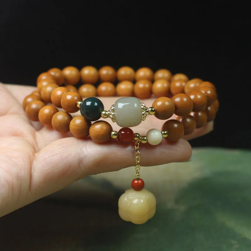 Sandalwood 8mm Double Wrap Bracelet Bodhi Beads Unisex Buddhist Prayer Beads Jewelry Accessory Lucky Fortune Blessing Prosperity
Sandalwood 8mm Double Wrap Bracelet Bodhi Beads Unisex Buddhist Prayer Beads Jewelry Accessory Lucky Fortune Blessing Prosperity