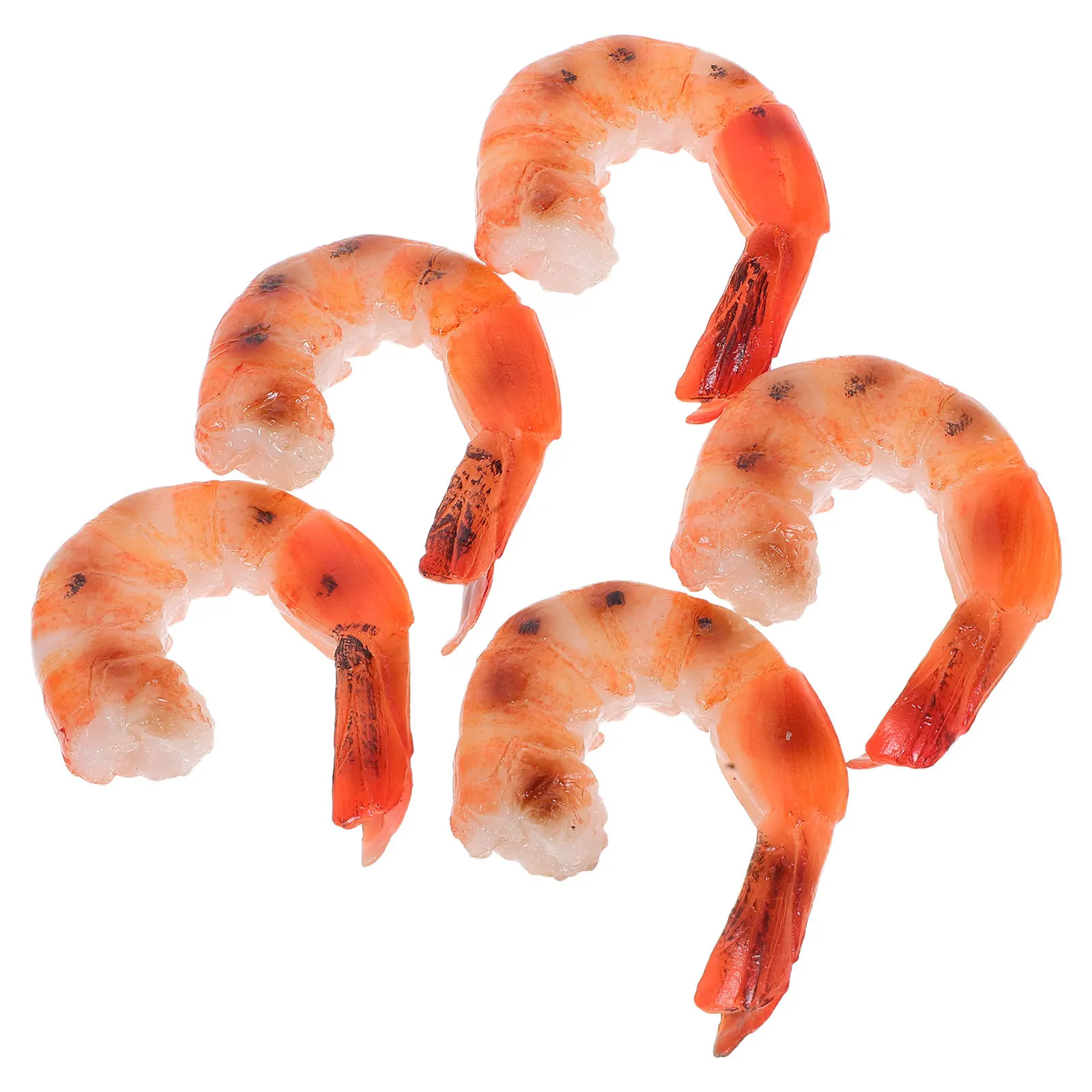 5Pcs Artificial Cooked Shrimp Models Realistic Lifelike Simulated Food for Home Restaurant Display Decor Cooked Shrimp Models
5Pcs Artificial Cooked Shrimp Models Realistic Lifelike Simulated Food for Home Restaurant Display Decor Cooked Shrimp Models