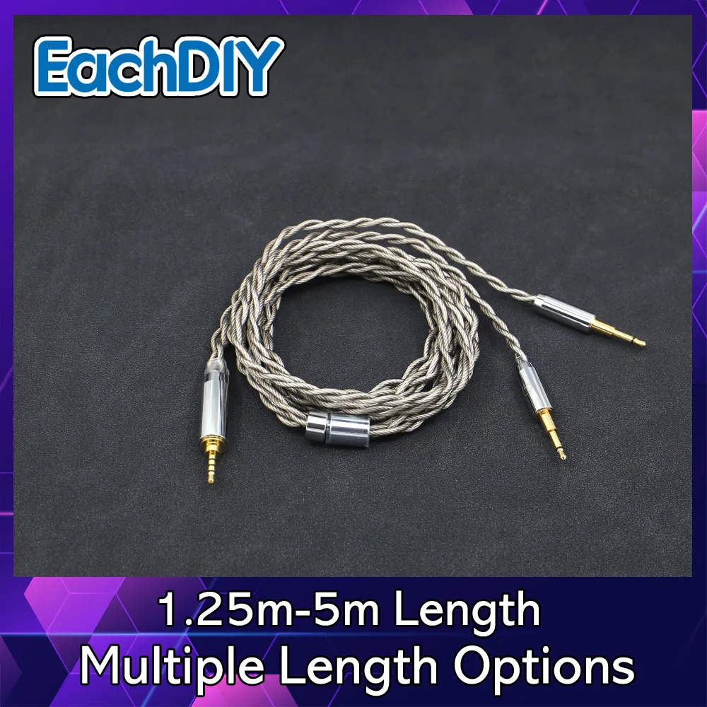 99% Pure Silver + Graphene Silver Plated Shield Earphone Cable For Sennheiser HD477 HD497 HD212 PRO EH250 EH350 LN007949
99% Pure Silver + Graphene Silver Plated Shield Earphone Cable For Sennheiser HD477 HD497 HD212 PRO EH250 EH350 LN007949