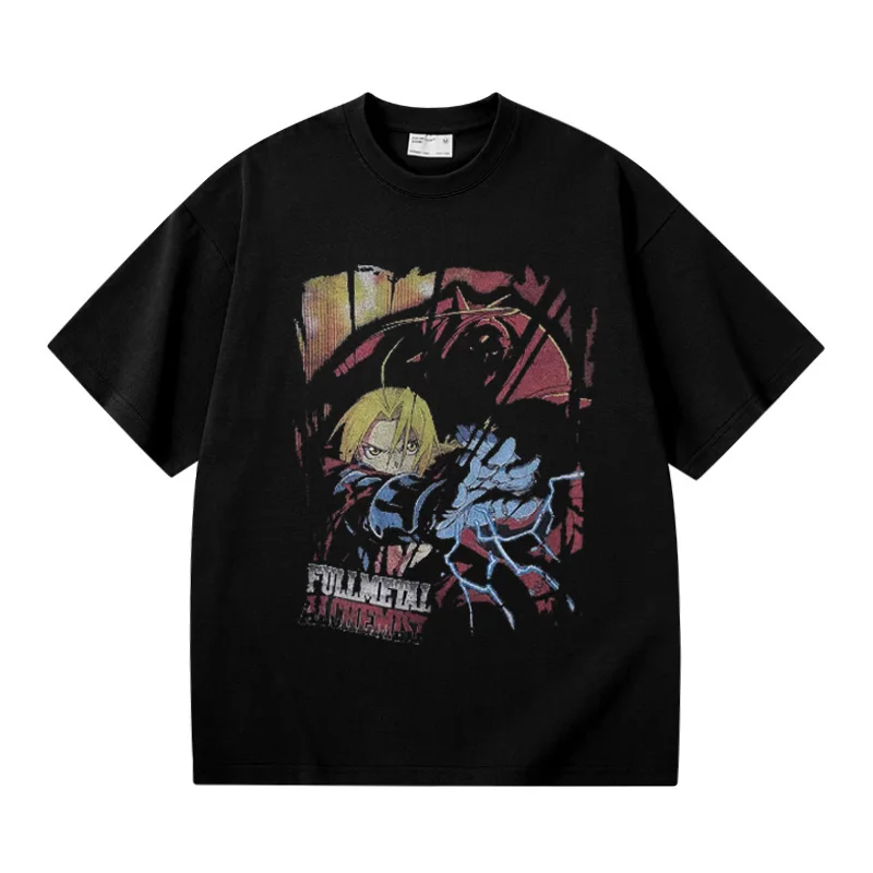 Retro Anime T-irt Men's ort Sve Print Cotton round Ne Loose Fit Summer Faion Vintage Sle Daily Wear
Retro Anime T-irt Men's ort Sve Print Cotton round Ne Loose Fit Summer Faion Vintage Sle Daily Wear