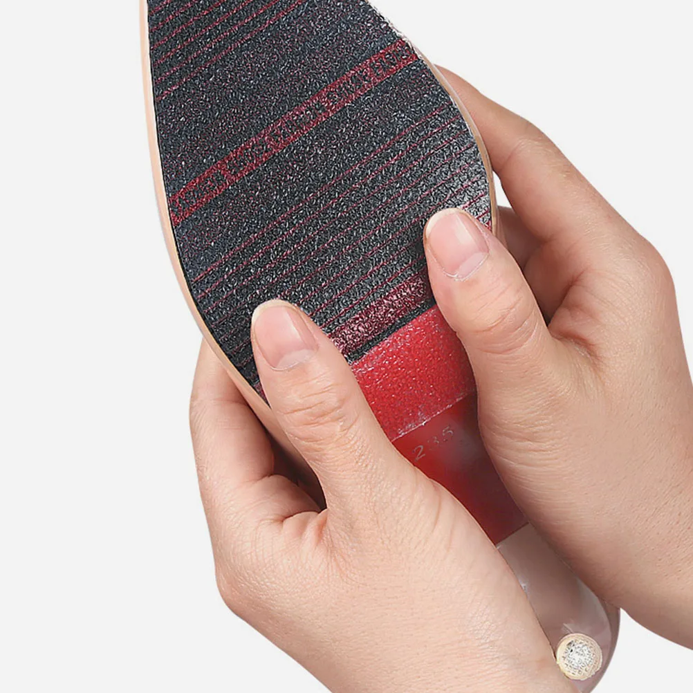 2pcs High heel Mute Pads Anti slip Wear resistant Sole Protectors Pvc Adhesive Stickers Shoe Bottom Care Tools
2pcs High heel Mute Pads Anti slip Wear resistant Sole Protectors Pvc Adhesive Stickers Shoe Bottom Care Tools