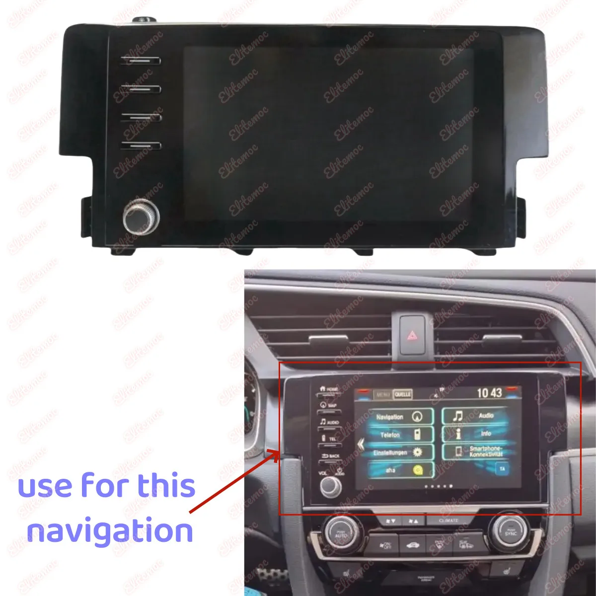 7" OEM Display Assembly For 2019-2021 Honda Civic 39710-TBA-A41 Center Console Module Screen Repair
7" OEM Display Assembly For 2019-2021 Honda Civic 39710-TBA-A41 Center Console Module Screen Repair