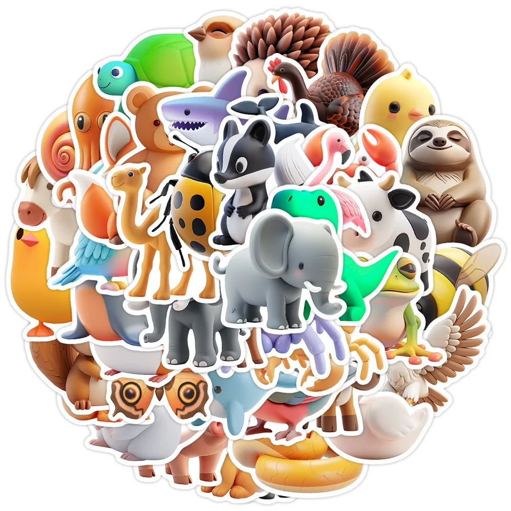 10/50PCS 3D Cartoon Animals Graffiti Sticker Creative Childlike Fun pet Decal Luggage Phone Guitar Scraphbook Classic Kid Toys
10/50PCS 3D Cartoon Animals Graffiti Sticker Creative Childlike Fun pet Decal Luggage Phone Guitar Scraphbook Classic Kid Toys