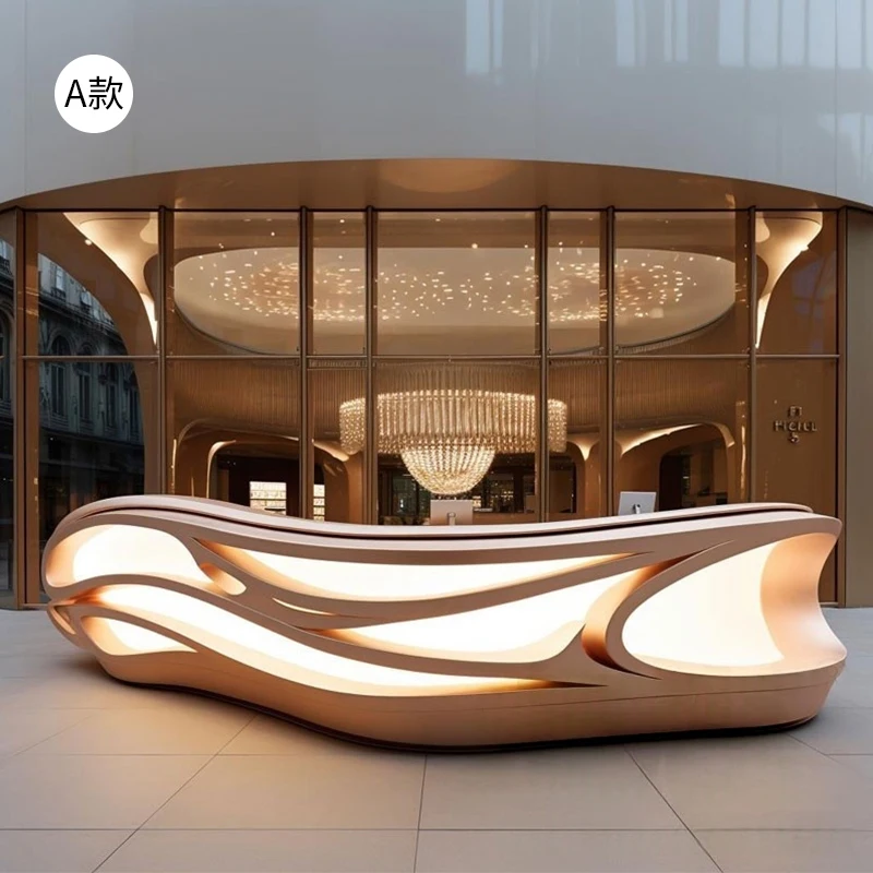 Customized.Yicheng Beauty Modern Special-shaped Medical Consultation Desk Beauty Salon Cashier bar Customization Fiberglass Desk
Customized.Yicheng Beauty Modern Special-shaped Medical Consultation Desk Beauty Salon Cashier bar Customization Fiberglass Desk