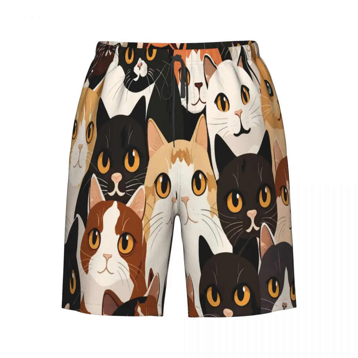 Men's Swim Trunk Cartoon Cats Print Quick Dry Beach Shorts with Pockets Beach Pants Swimsuit
Men's Swim Trunk Cartoon Cats Print Quick Dry Beach Shorts with Pockets Beach Pants Swimsuit
