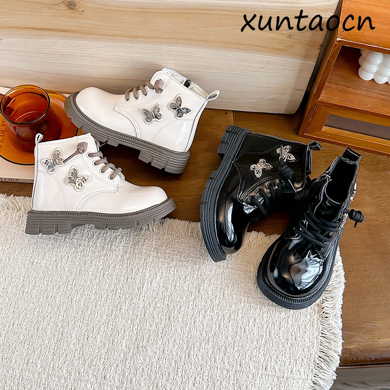 Kids Fashion Soft Leather Boots for Girls New Autumn Winter Kids Glossy Ankle Boots Non-slip Classic Princess School Party Boots
Kids Fashion Soft Leather Boots for Girls New Autumn Winter Kids Glossy Ankle Boots Non-slip Classic Princess School Party Boots