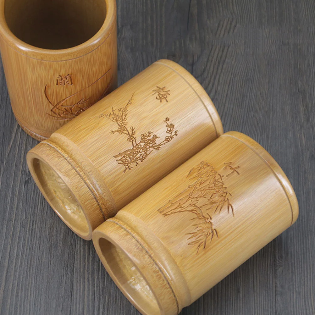 Pen Holder Sturdy Storage for Retro Multifunction Simple Chinese Style Bamboo Multi-function Bucket
Pen Holder Sturdy Storage for Retro Multifunction Simple Chinese Style Bamboo Multi-function Bucket