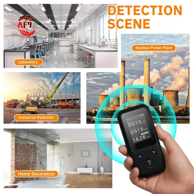 AF90-счетчик Гейгера ядерного излучения с TFT-дисплеем и интеллектуальным оповещением Монитор рентгеновского излучения Beta Gamma
AF90-счетчик Гейгера ядерного излучения с TFT-дисплеем и интеллектуальным оповещением Монитор рентгеновского излучения Beta Gamma