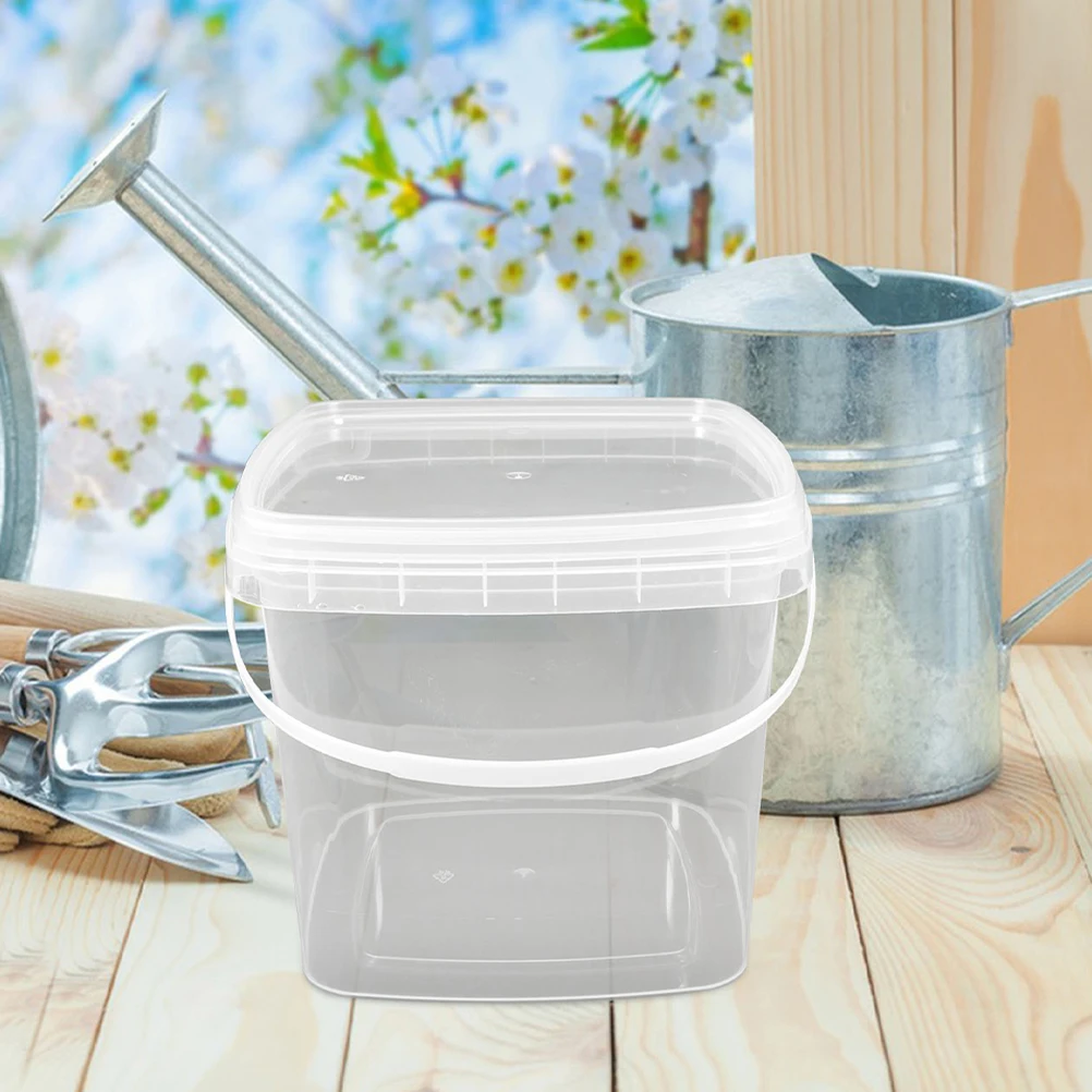 Square Plastic Bucket Clear Buckets Food Storage PP Grade Container Leakproof Large Capacity Hand Carry Picnic Camping
Square Plastic Bucket Clear Buckets Food Storage PP Grade Container Leakproof Large Capacity Hand Carry Picnic Camping
