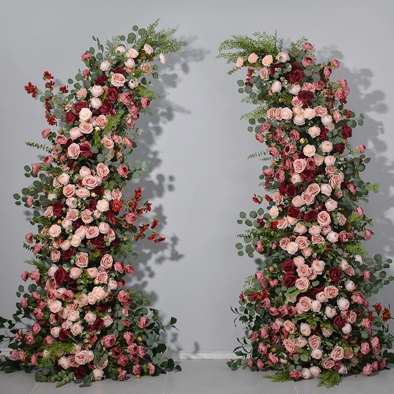2.3m+2.3m Greenery, Red Ox Horn Floral Arrangement, Wedding Stage Backdrop Decoration, Hydrangeas, Roses, and Artificial Flowers
2.3m+2.3m Greenery, Red Ox Horn Floral Arrangement, Wedding Stage Backdrop Decoration, Hydrangeas, Roses, and Artificial Flowers