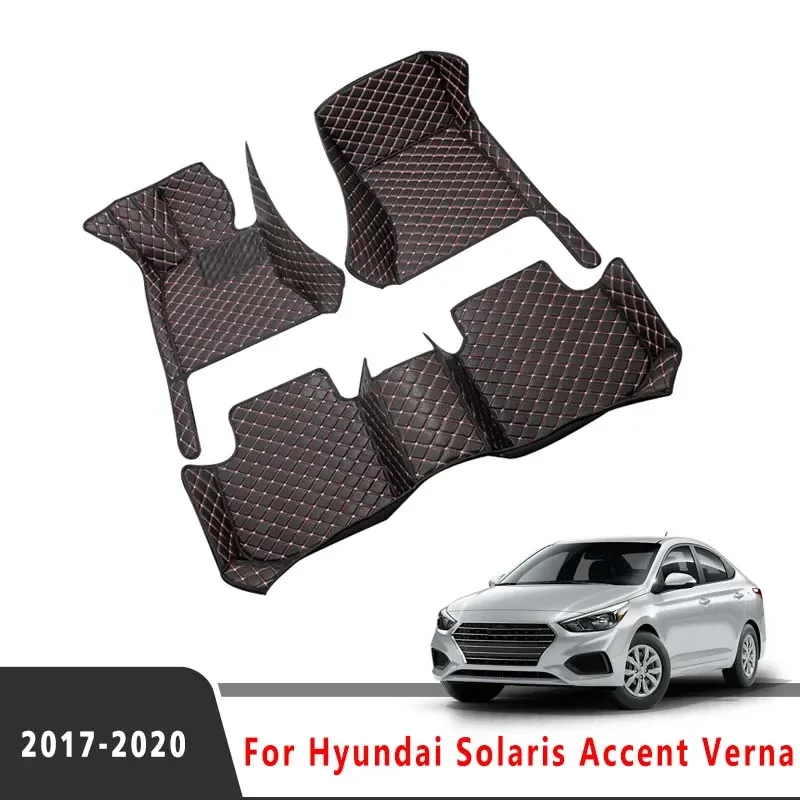 Для Hyundai Solaris Accent Verna 2020 2019 2018 2017, автомобильные коврики, Стайлинг, кожаные ковры на заказ, аксессуары для интерьера, защита
Для Hyundai Solaris Accent Verna 2020 2019 2018 2017, автомобильные коврики, Стайлинг, кожаные ковры на заказ, аксессуары для интерьера, защита