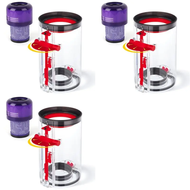 【RAMADAN SALE】3X Upgraded Canister Replacement For Dyson V11 V15 SV14 SV15 SV22 Vacuum Cleaner Dust Bin With HEPA Filter
【RAMADAN SALE】3X Upgraded Canister Replacement For Dyson V11 V15 SV14 SV15 SV22 Vacuum Cleaner Dust Bin With HEPA Filter