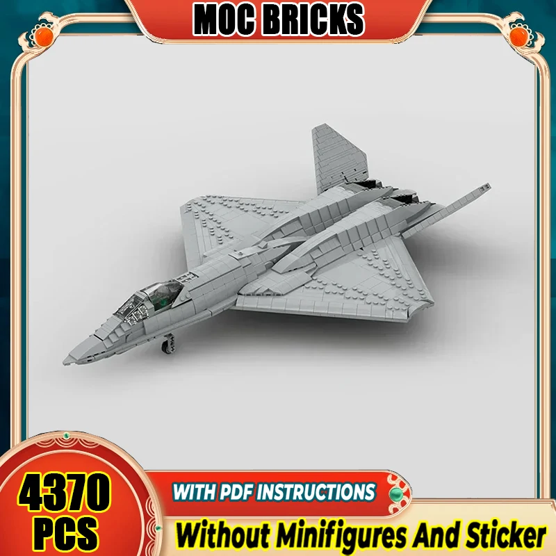 Модель военного самолета Moc, строительные кирпичи 1:35 YF-23, серый призрак и черная вдова II, технологические блоки, подарочные игрушки, наборы «сделай сам», сборка
Модель военного самолета Moc, строительные кирпичи 1:35 YF-23, серый призрак и черная вдова II, технологические блоки, подарочные игрушки, наборы «сделай сам», сборка