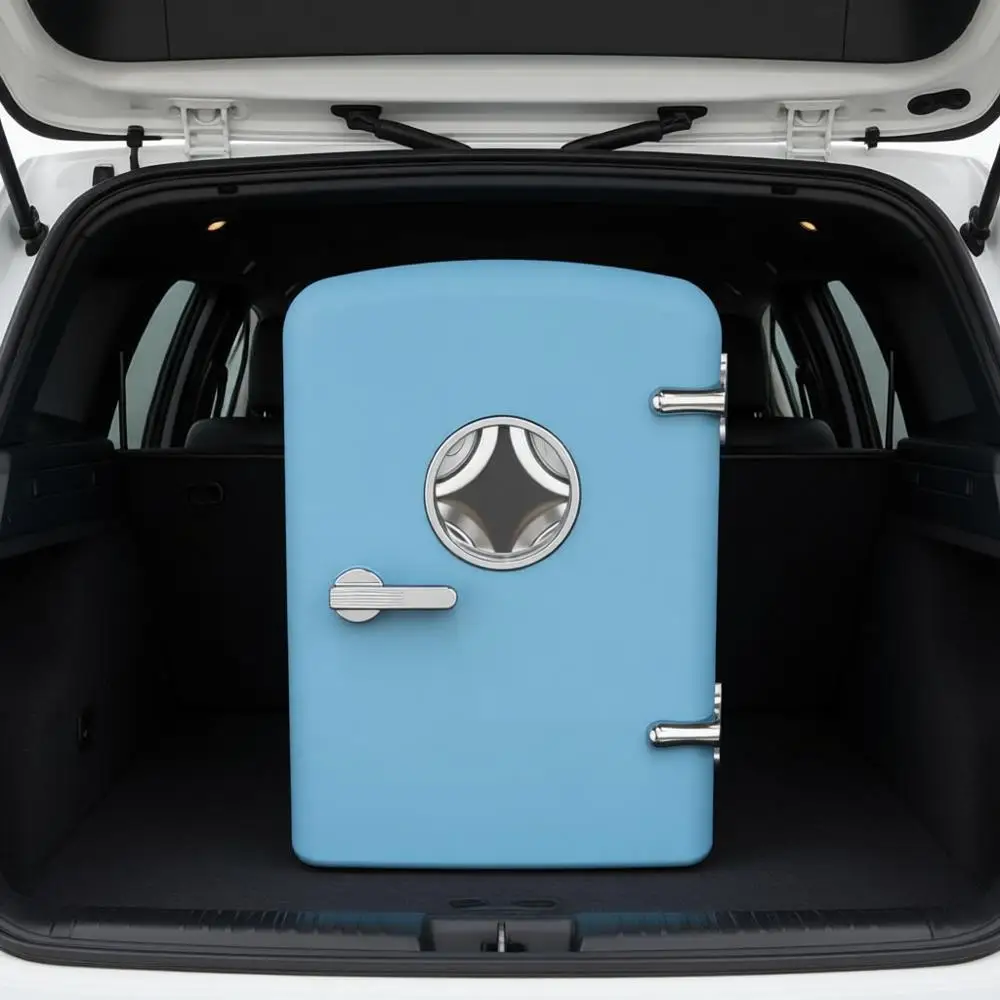 9-Can Mini Personal Portable Cooler for Car, Office, Bedroom, Dorm Room, or Cabin, 11.8 D x 7.1 W x 10.1 H, BLUE
9-Can Mini Personal Portable Cooler for Car, Office, Bedroom, Dorm Room, or Cabin, 11.8 D x 7.1 W x 10.1 H, BLUE