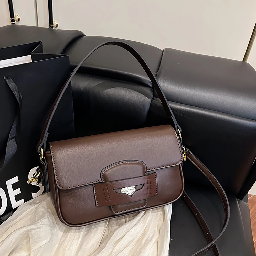 Korean Style Small Square Crossbody Bags Women High Quality Pu Leather Versatile Single Shoulder Bags 2025 New Underarm Handbag
Korean Style Small Square Crossbody Bags Women High Quality Pu Leather Versatile Single Shoulder Bags 2025 New Underarm Handbag