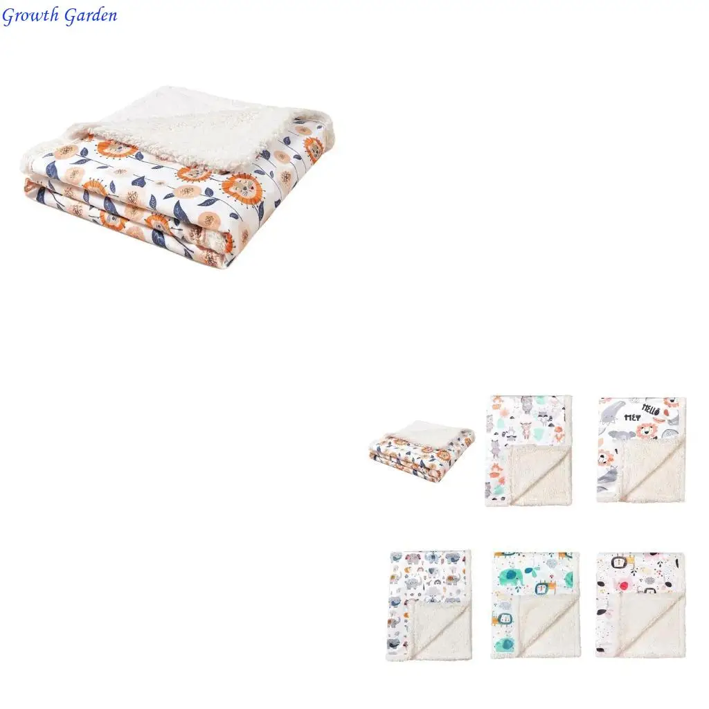 Gentle on Skin Baby Swaddles Wrap Soft Lamb Fleece Receiving Blanket with Print E65D
Gentle on Skin Baby Swaddles Wrap Soft Lamb Fleece Receiving Blanket with Print E65D